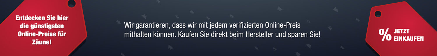 Rabatt-Banner Betafence 5% Ermäßigung
