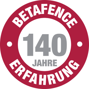 Betafence-Symbol für 140 Jahre Erfahrung V2