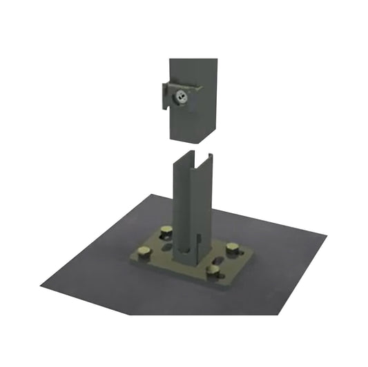 Bodenplatte fur O-Lox Zaun pfosten