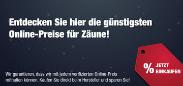 bester preis für zäune in deutschland banner