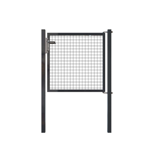 Doppelstabmattenzaun Universal Einzeltor Quadrat