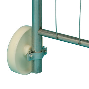 Laufrad - Element für Bauzaun Flügeltor