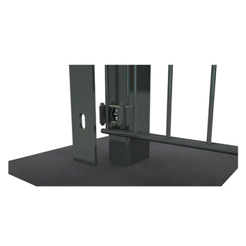 pfosten-mit-abdeckleiste-schrauben-und-pfostenkappe-m-überstand-mit-bodenplatte-o-lox-2