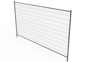 Tempofor Protect Secure Vorverzinkter Stahl Bauzaun 3500 x 2000mm