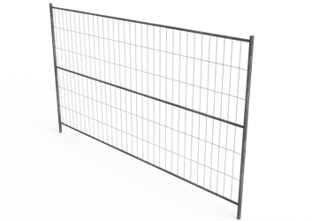 Tempofor Protect Ultra Bauzaun 3500 x 2000mm mit Horizontaler Verstärkung