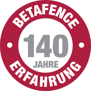  Betafence-Symbol für 140 Jahre Erfahrung V2