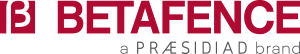 Betafence Logo with Praesidiad rot und schwarz